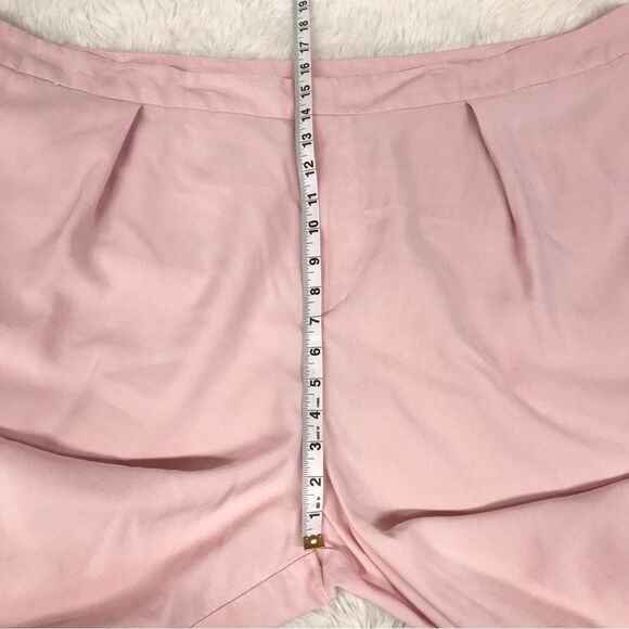ELOQUII Blush Pink Ankle‎ Length Trouser Pant Lightweight Pastel Career Size 28 - Picture 11 of 12